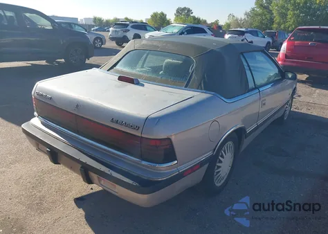 1990 Chrysler Lebaron z USA, uszkodzony, nr VIN 1C3XJ4538LG487714